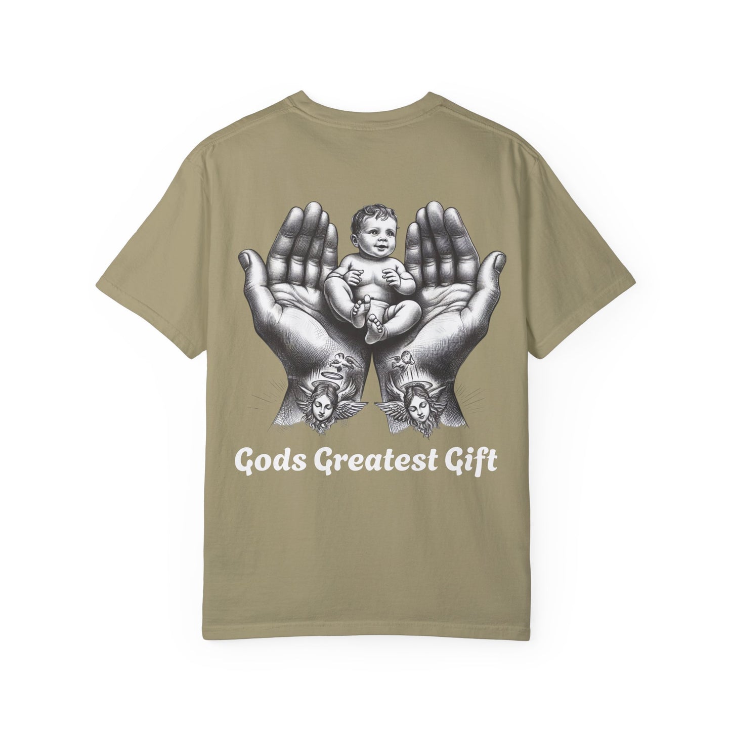 God's Greatest Gift Unisex Garment-Dyed T-Shirt - Celebrate Life with Unique Design