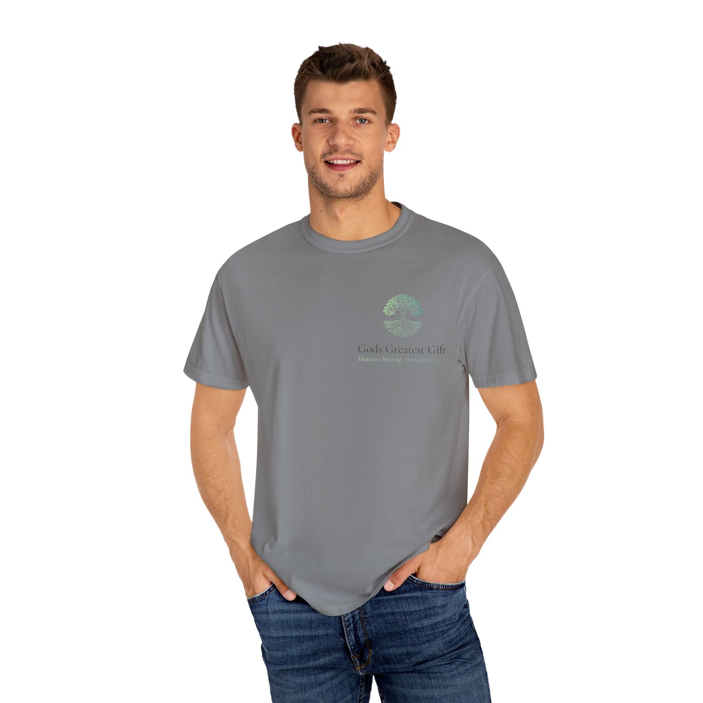 God's Greatest Gift Unisex Garment-Dyed T-Shirt - Celebrate Life with Unique Design