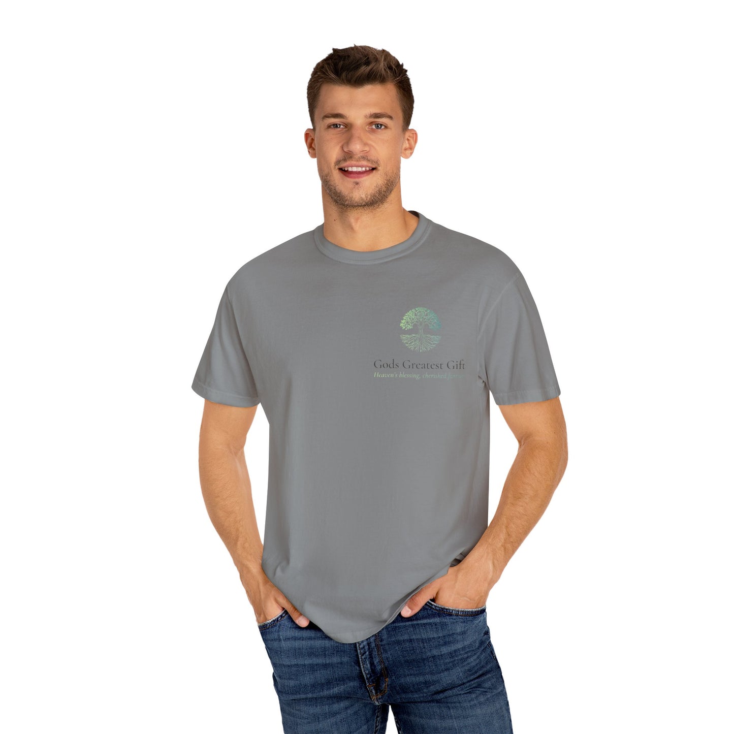 God's Greatest Gift Unisex Garment-Dyed T-Shirt - Celebrate Life with Unique Design