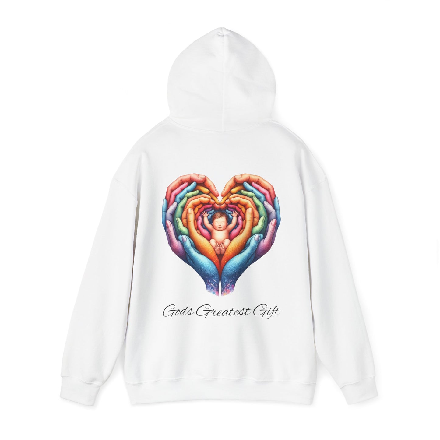 Hooded Sweatshirt Choose Love Life Save the Babies Unisex
