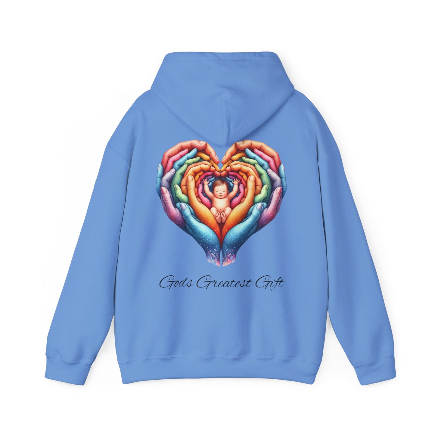 Hooded Sweatshirt Choose Love Life Save the Babies Unisex
