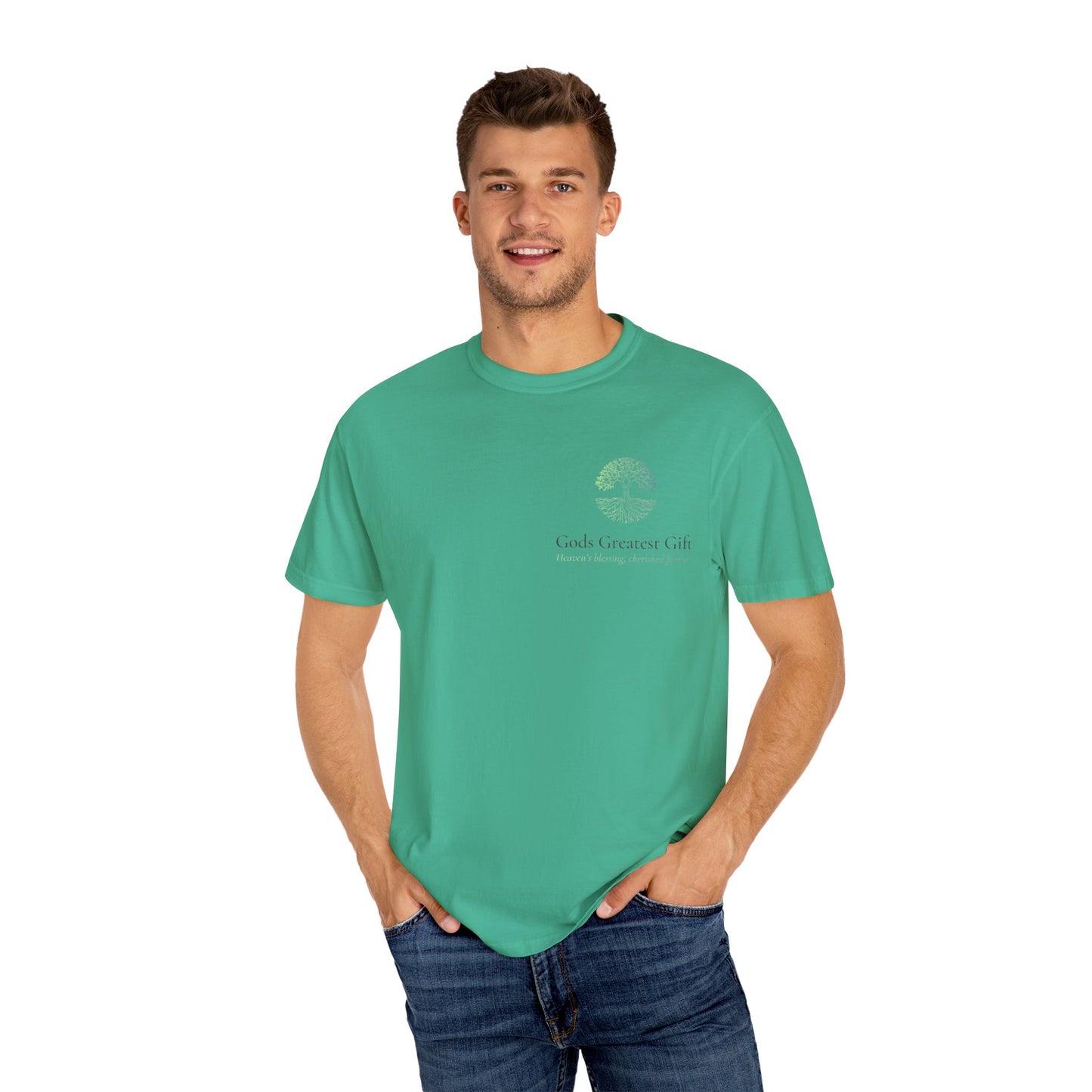 God's Greatest Gift Unisex Garment-Dyed T-Shirt - Celebrate Life with Unique Design