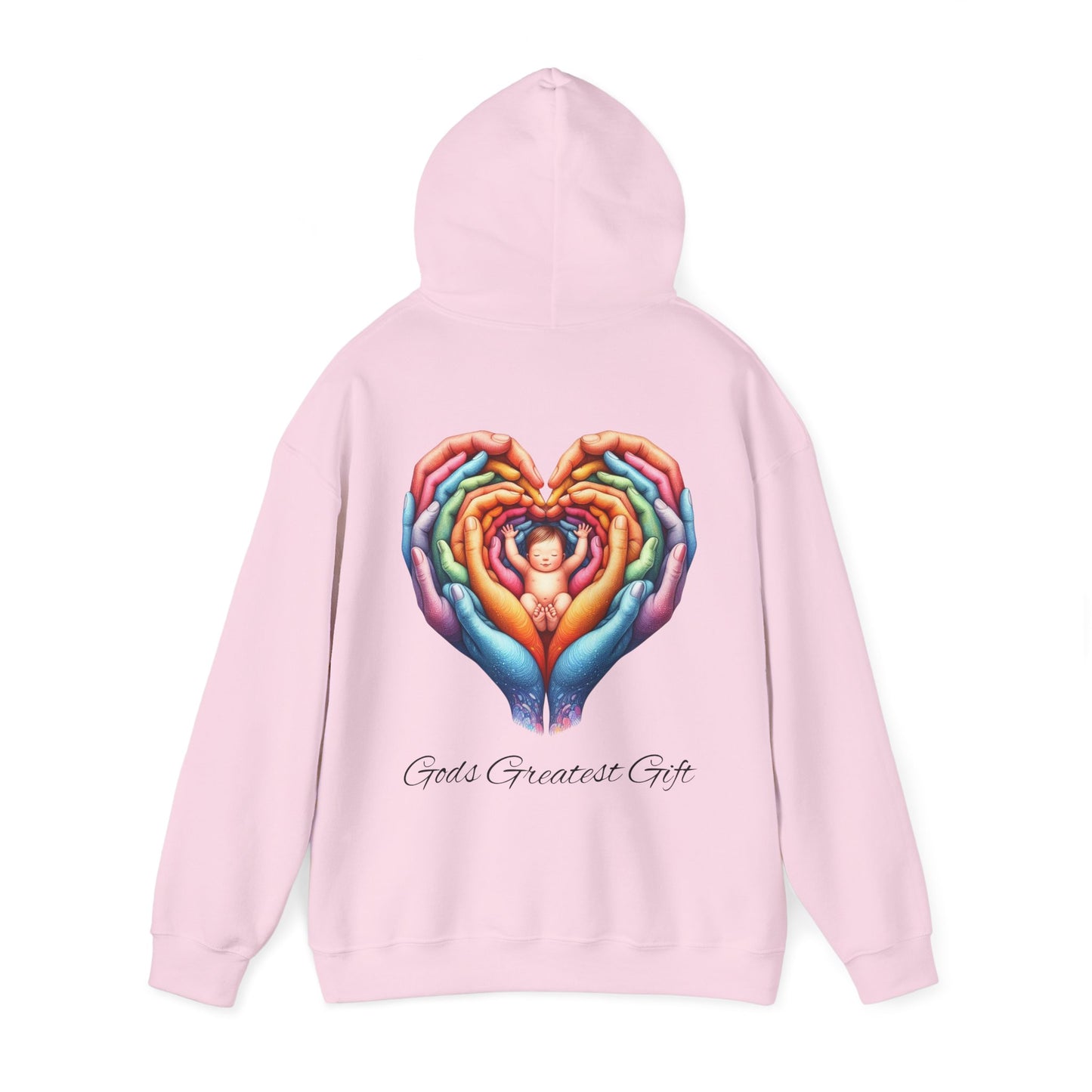 Hooded Sweatshirt Choose Love Life Save the Babies Unisex