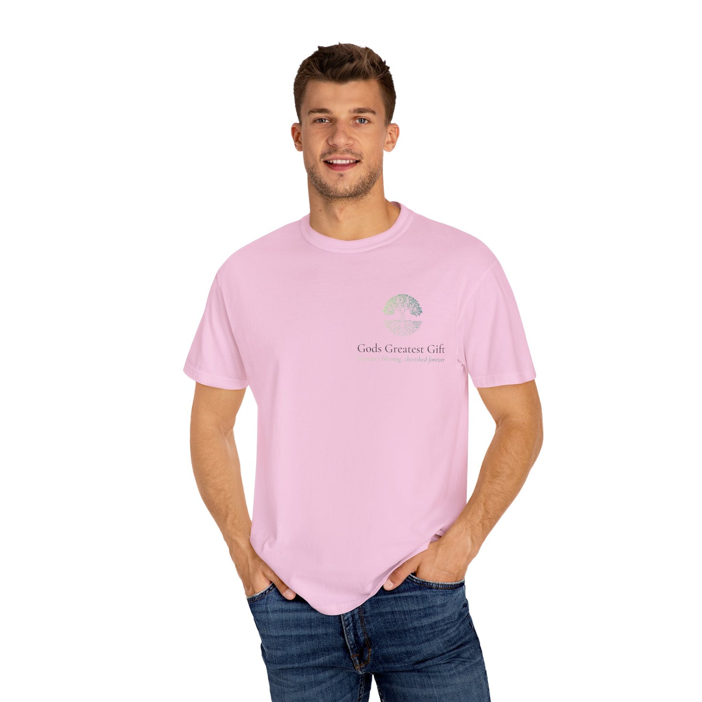 God's Greatest Gift Unisex Garment-Dyed T-Shirt - Celebrate Life with Unique Design