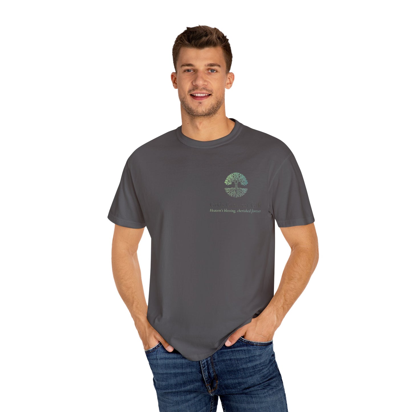 God's Greatest Gift Unisex Garment-Dyed T-Shirt - Celebrate Life with Unique Design
