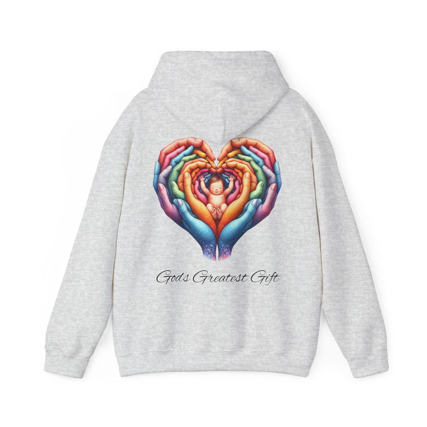 Hooded Sweatshirt Choose Love Life Save the Babies Unisex