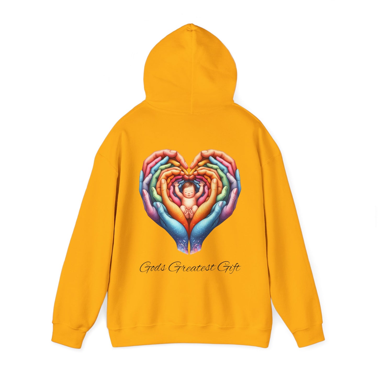 Hooded Sweatshirt Choose Love Life Save the Babies Unisex