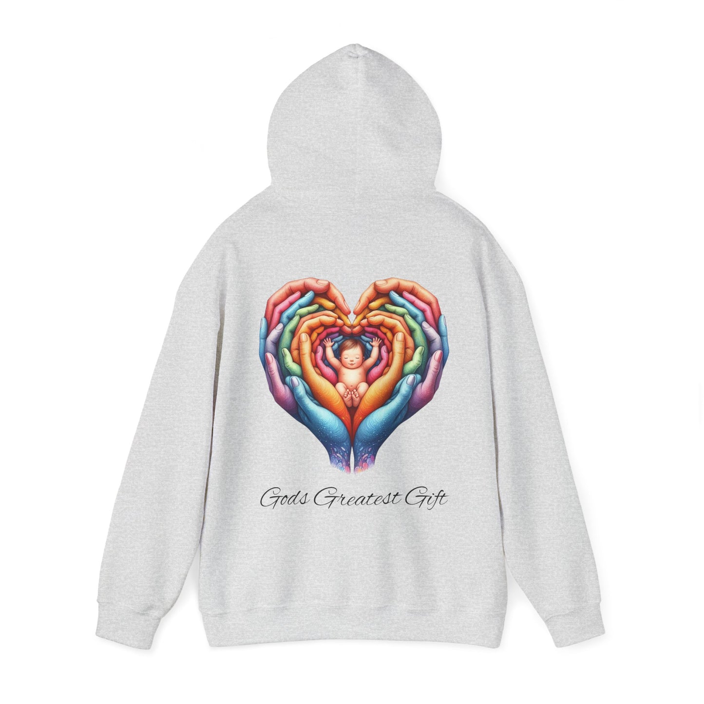 Hooded Sweatshirt Choose Love Life Save the Babies Unisex