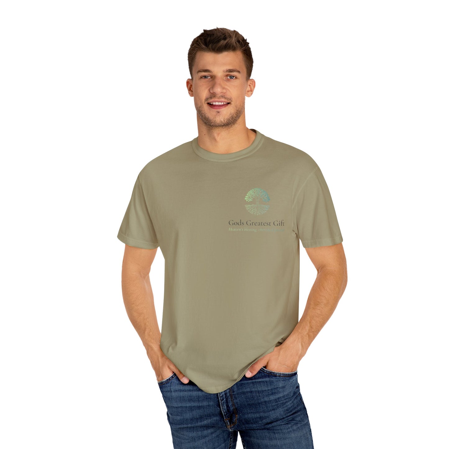 God's Greatest Gift Unisex Garment-Dyed T-Shirt - Celebrate Life with Unique Design