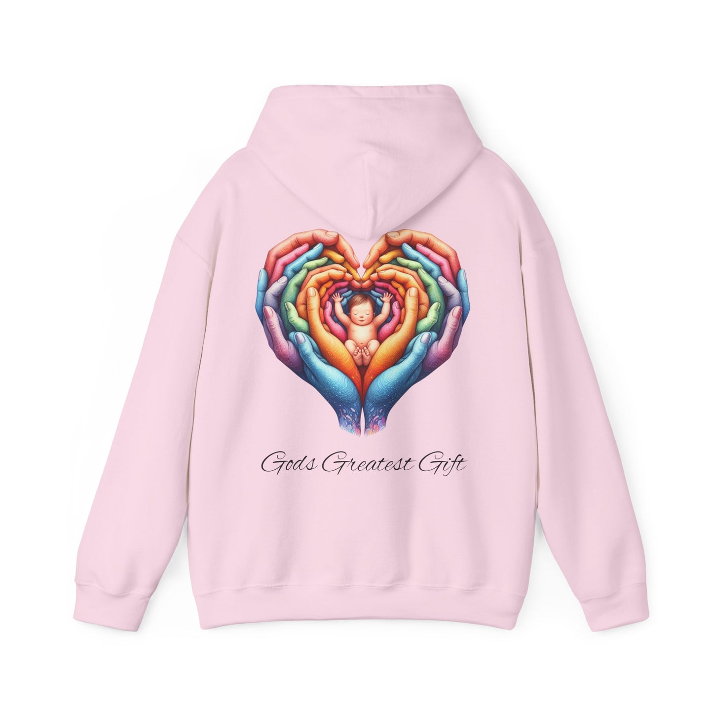 Hooded Sweatshirt Choose Love Life Save the Babies Unisex