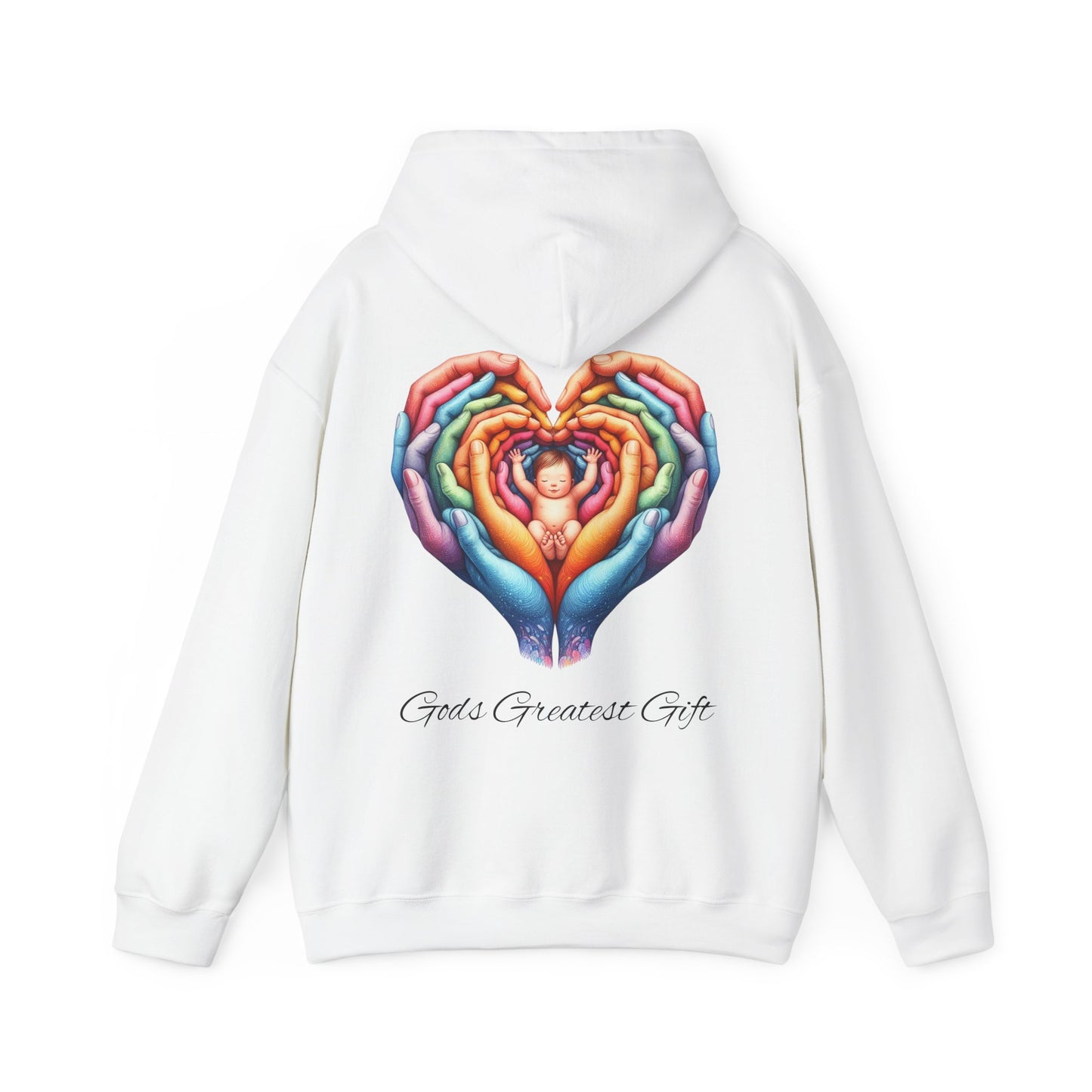 Hooded Sweatshirt Choose Love Life Save the Babies Unisex