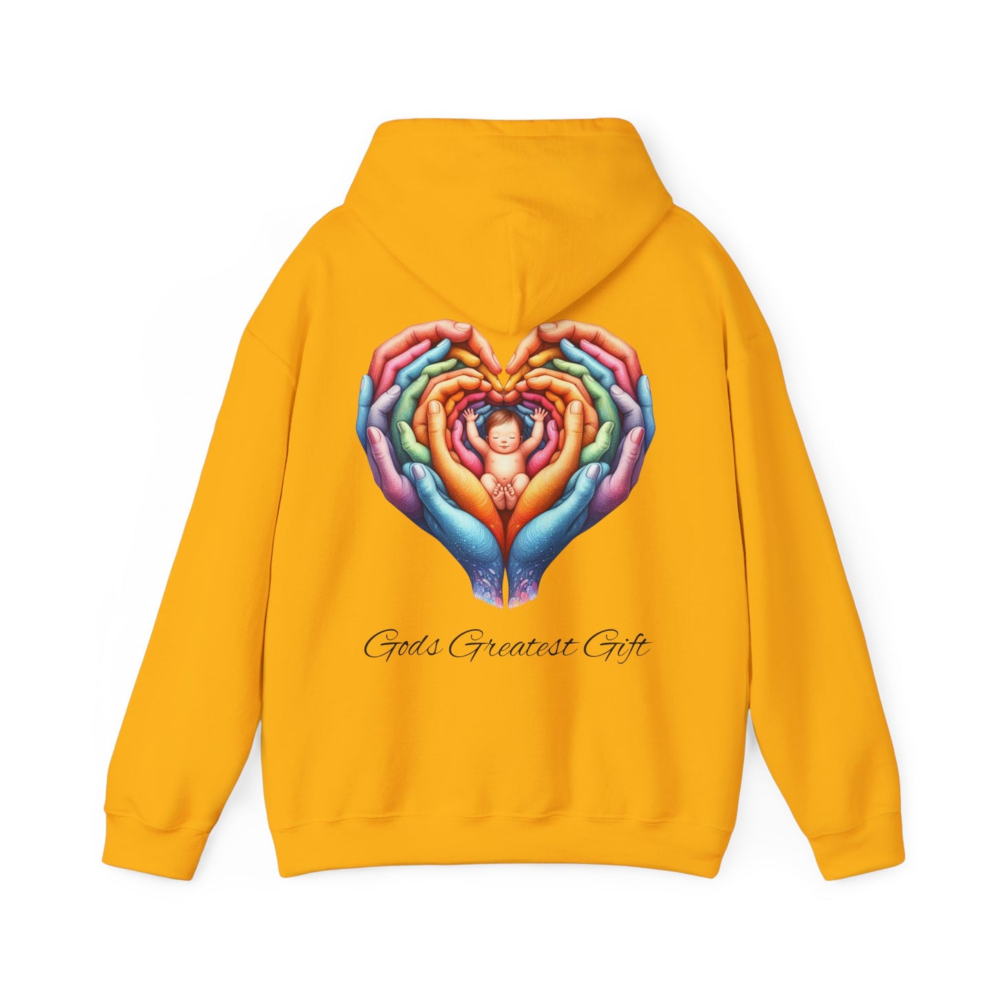Hooded Sweatshirt Choose Love Life Save the Babies Unisex