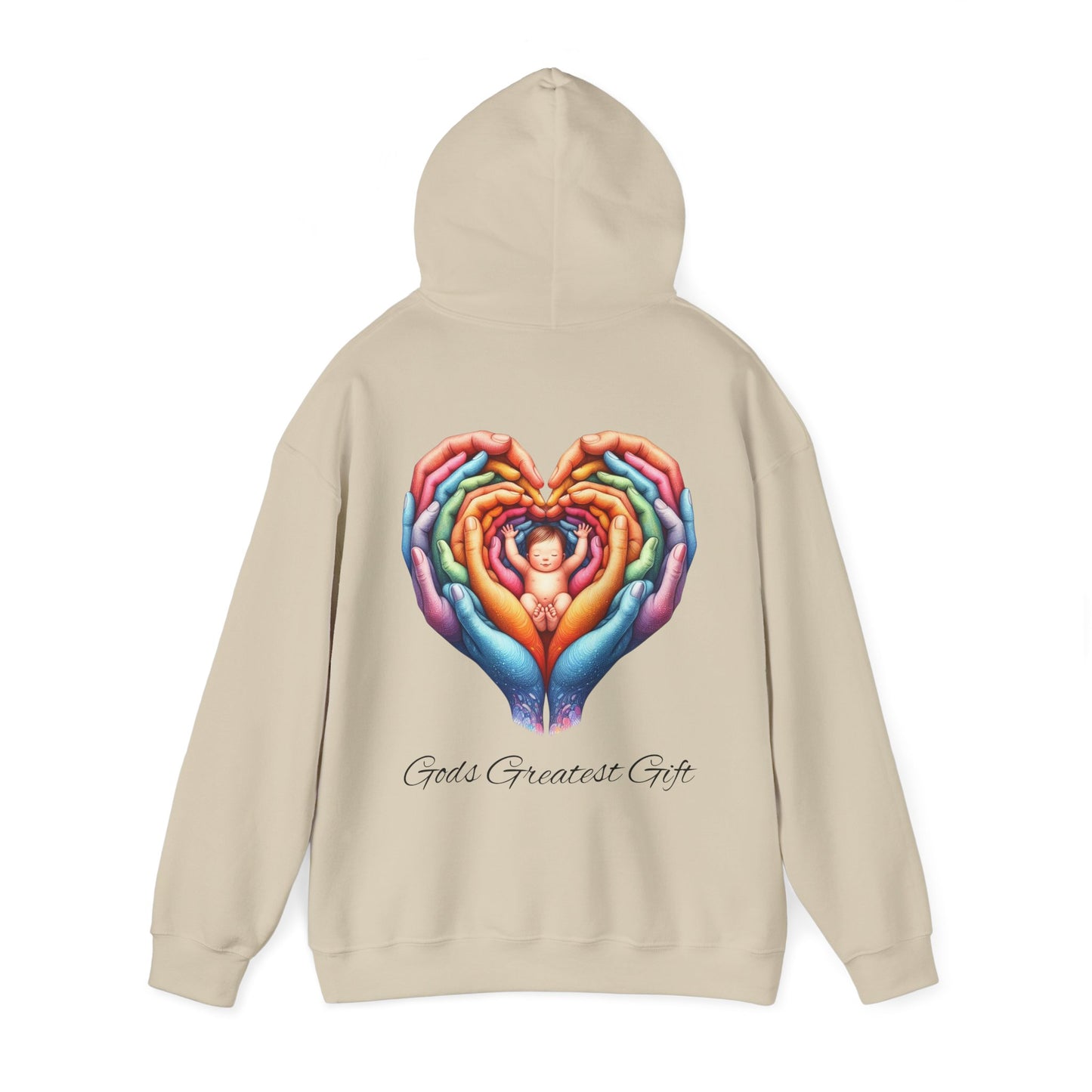 Hooded Sweatshirt Choose Love Life Save the Babies Unisex