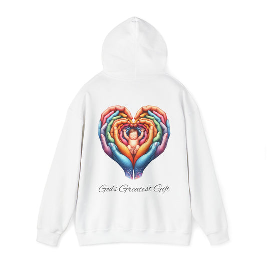 Hooded Sweatshirt Choose Love Life Save the Babies Unisex