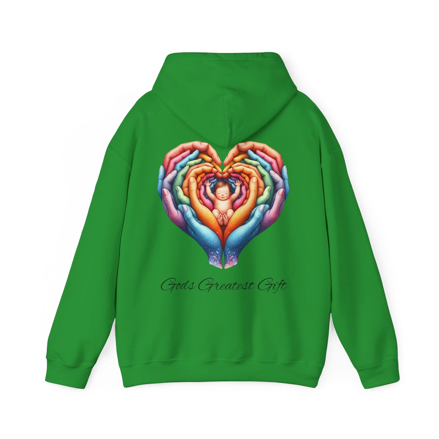 Hooded Sweatshirt Choose Love Life Save the Babies Unisex