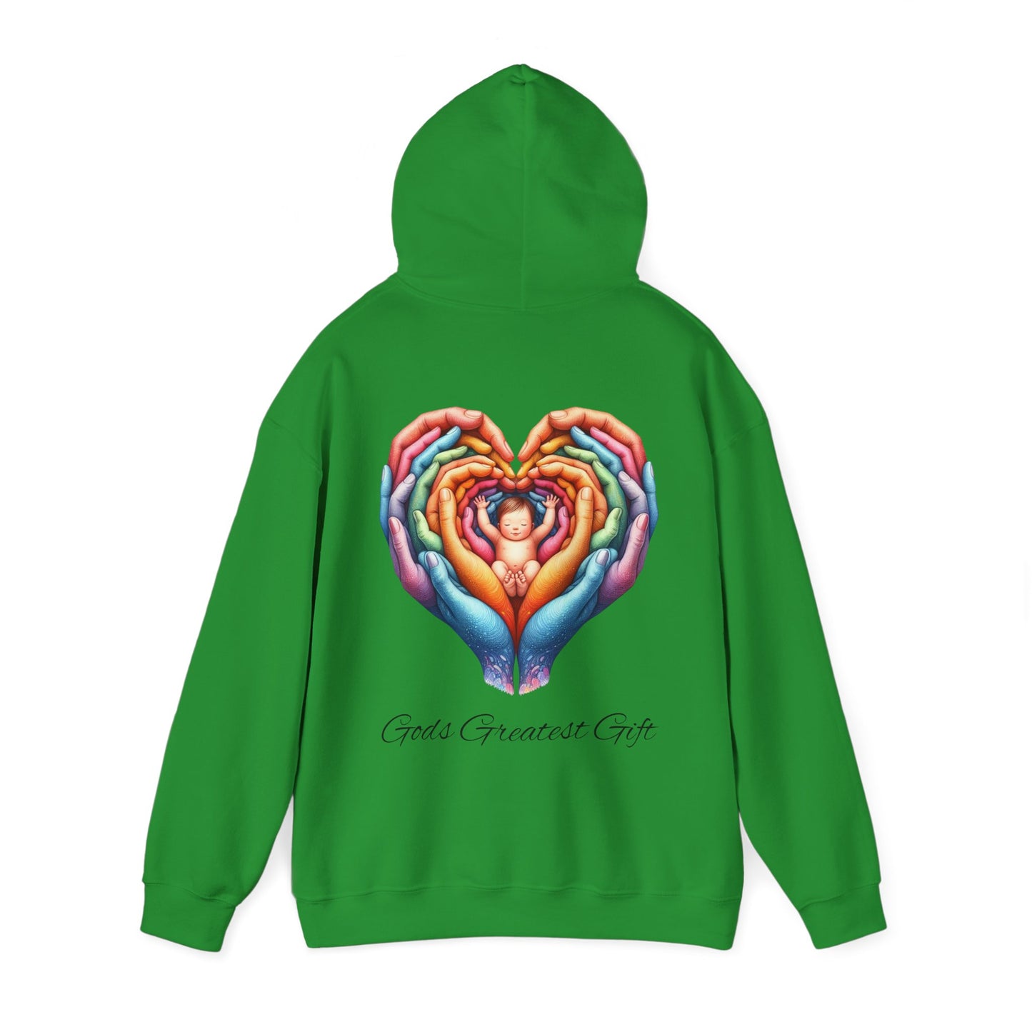 Hooded Sweatshirt Choose Love Life Save the Babies Unisex