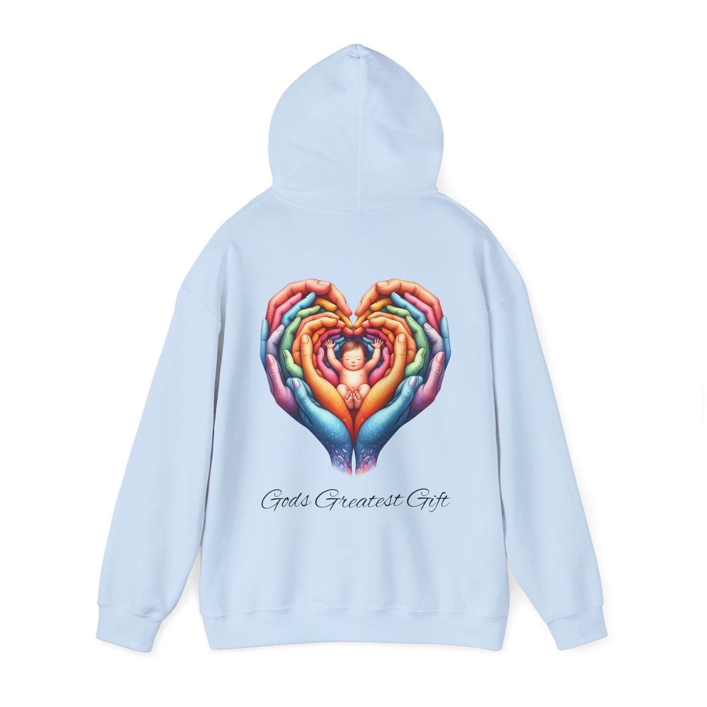 Hooded Sweatshirt Choose Love Life Save the Babies Unisex