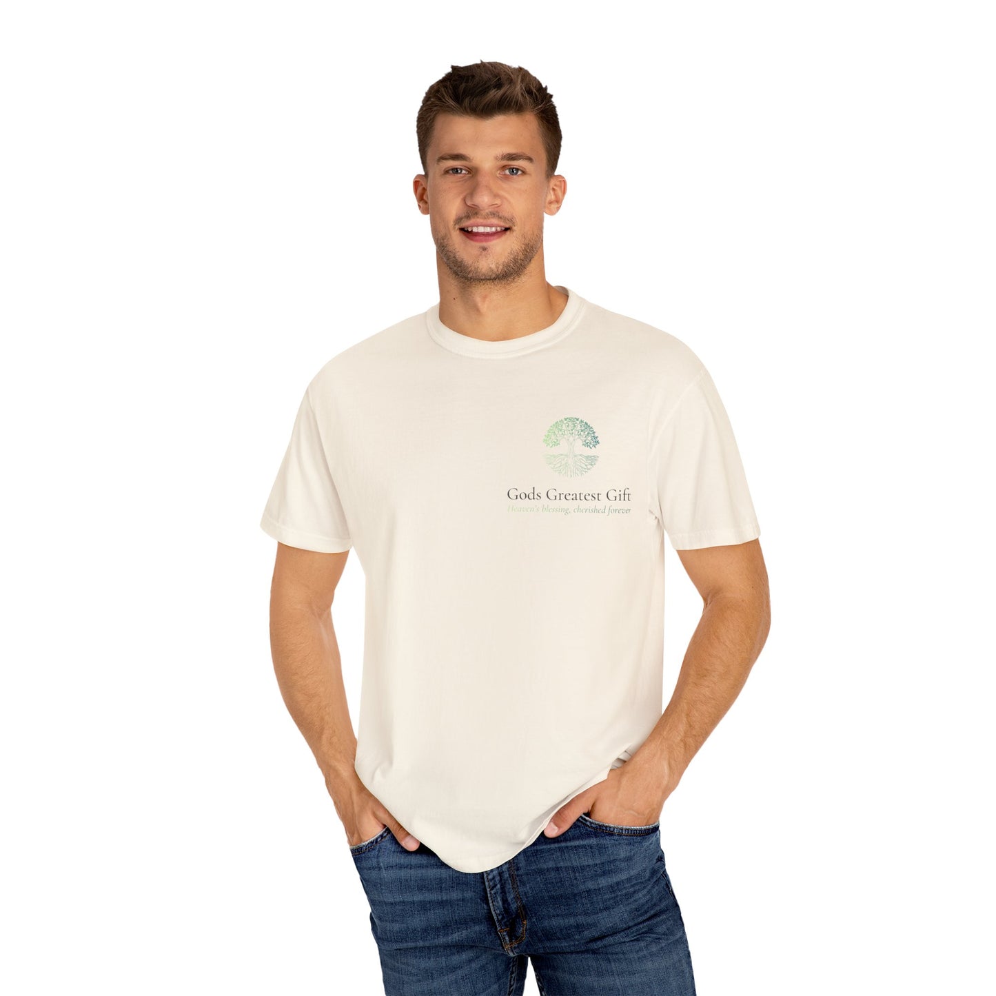 God's Greatest Gift Unisex Garment-Dyed T-Shirt - Celebrate Life with Unique Design
